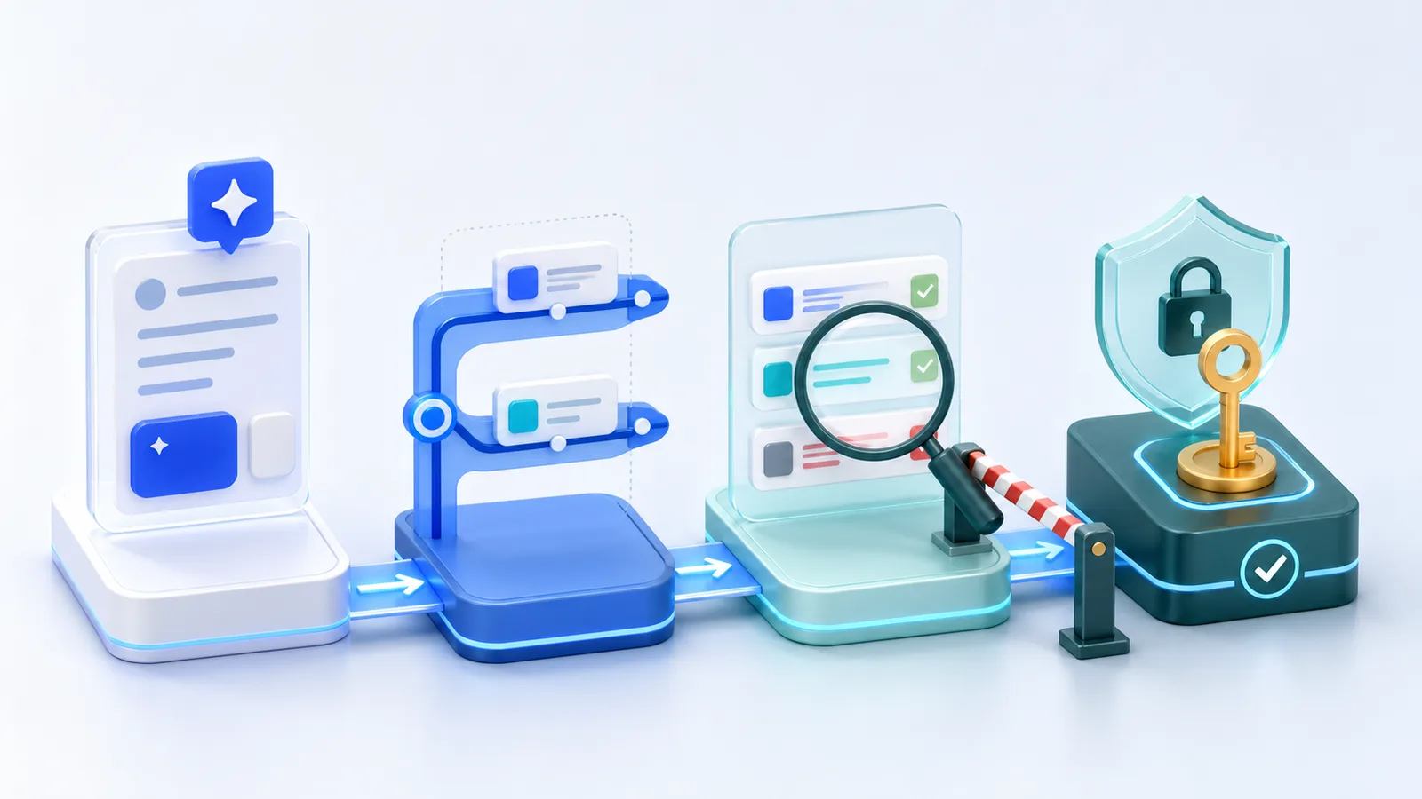 Codexの依頼、ブランチ、PR、承認マージを4つのレーンで分ける3D図解